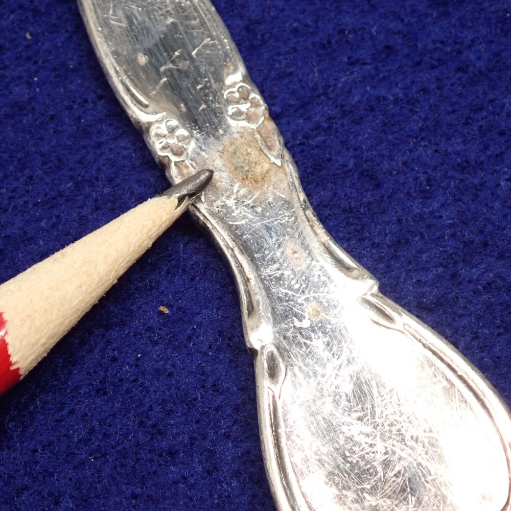 ONEIDA Canada Meat Serving Fork Vintage Community Silverplate AFFECTION ~S03
