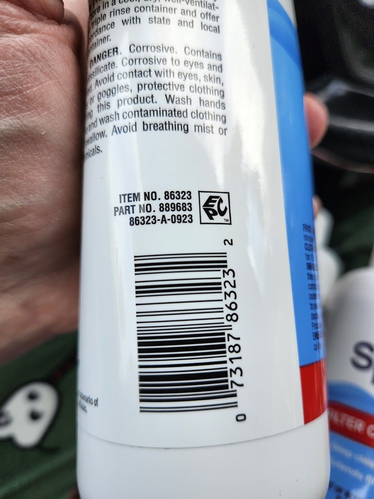(3) HTH Spa Pool Filter Cleaner 14oz ~ New
