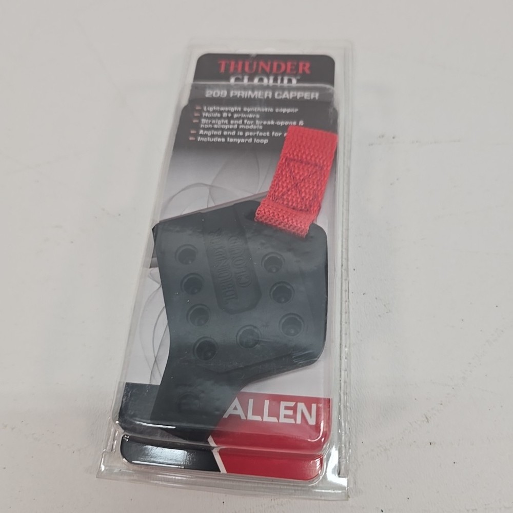 Thunder Cloud 209 Inline Muzzle loader Primer Capper by Allen, holds 8+ Primers