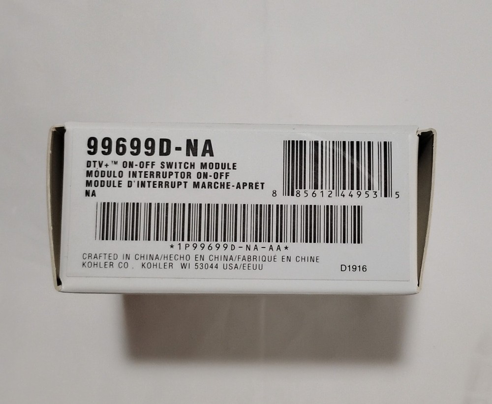 Kohler DTV+ K99699 On/off switch module