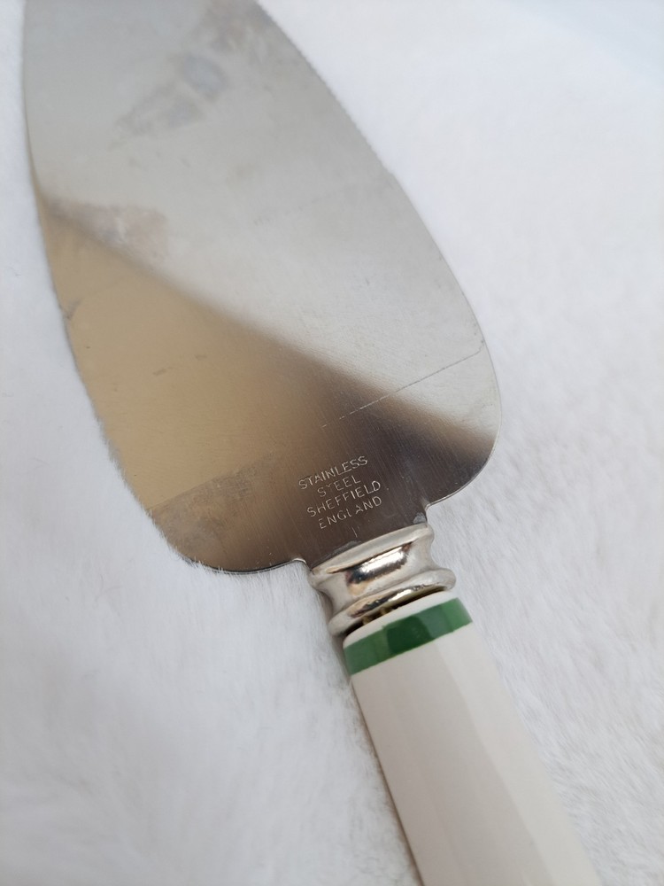 Spode Christmas Tree Cake Pie Pastry Server Stainless Sheffield England