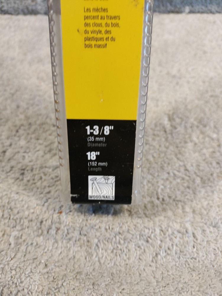 Klein Tools Ship-Auger Bit 1-3/8", 6" long - 53410