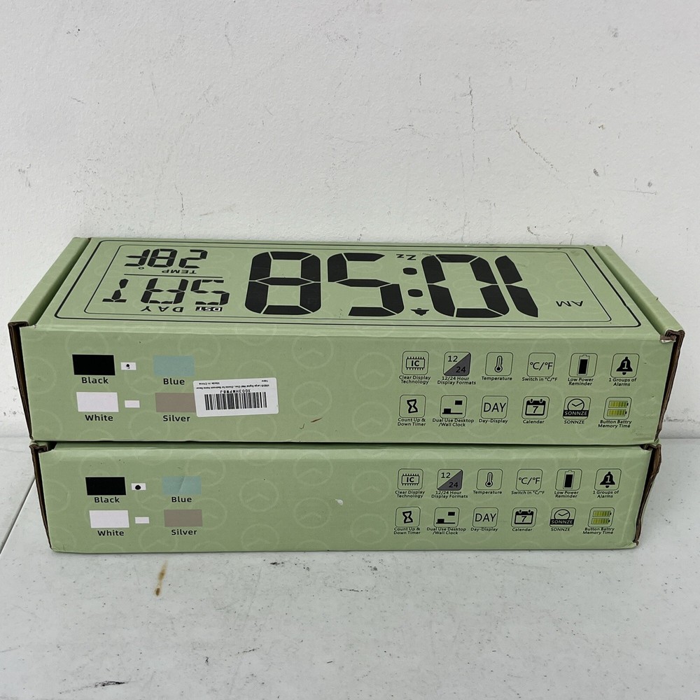 XREXS Large Digital Wall Clock