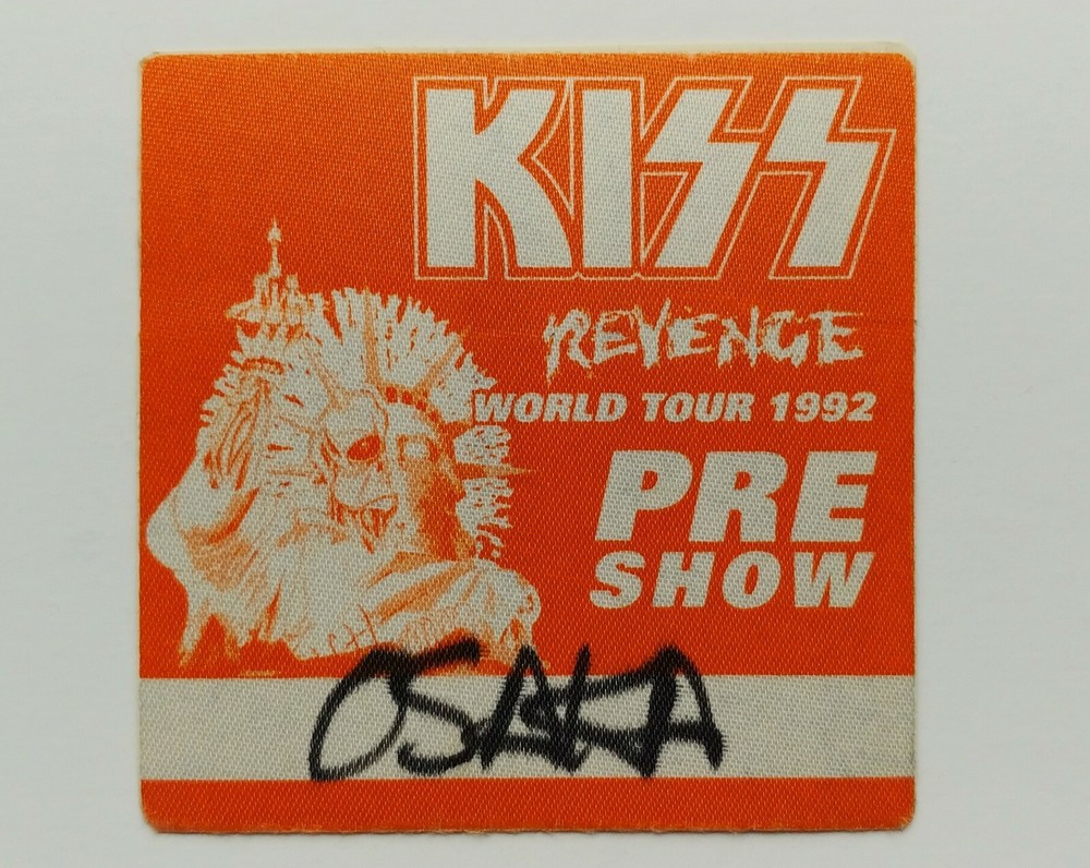 KISS Satin Pass Pre Show Alive 1995 Concert Tour OSAKA Japan UNUSED Vintage