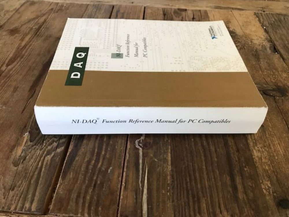Ni-Daq function reference manual for pc compatibles