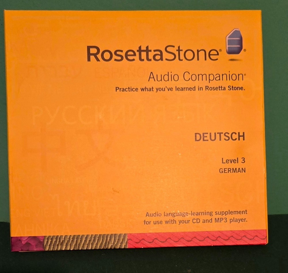 Rosetta Stone German Deutsch Version 4 Complete Levels 1-5