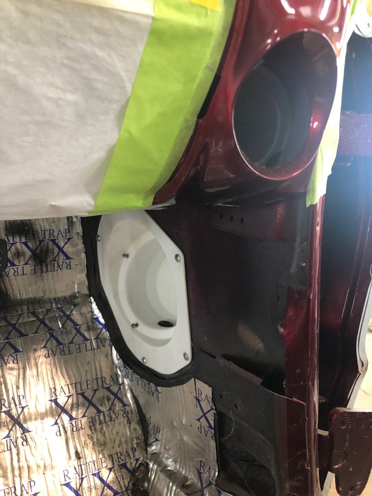 1959-1970, GM Full Size, Impala Kick Panel Vent, 6.5" Speaker Buckets