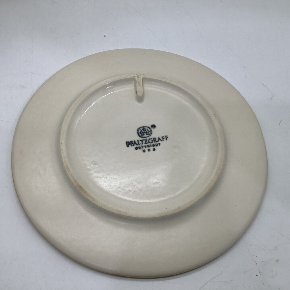 Pfaltzgraff 8” Trivet Purple Grapes Leaf & Basket Weave Pattern