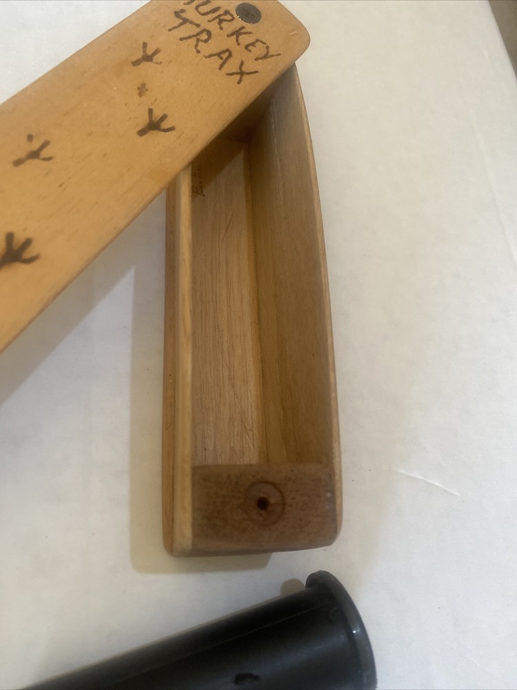 Trax Turkey Call Box 2001 Signed B.H. Hunters