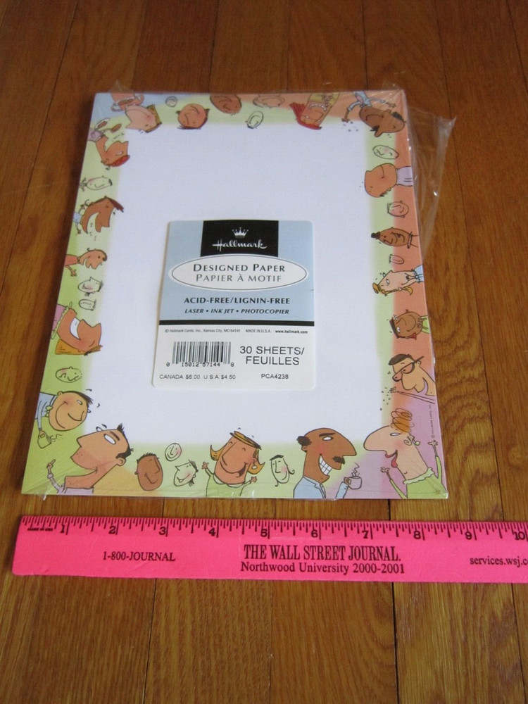 Hallmark Paper Copy Printer Stationery Comic Coffee Break Faces Funny People