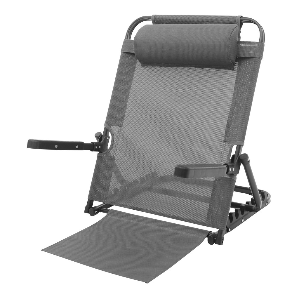 Lifting Bed Backrest Folding 40-90° Adjustable Sit up Back Rest with Armrest US