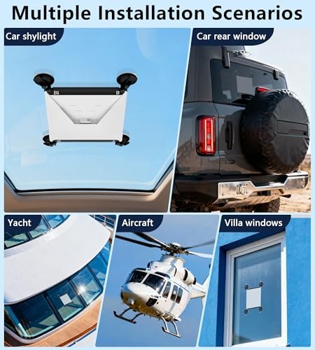 Starlink Mini Suction Cup Mount for Window – Strong Grip & Vibration-Proof –