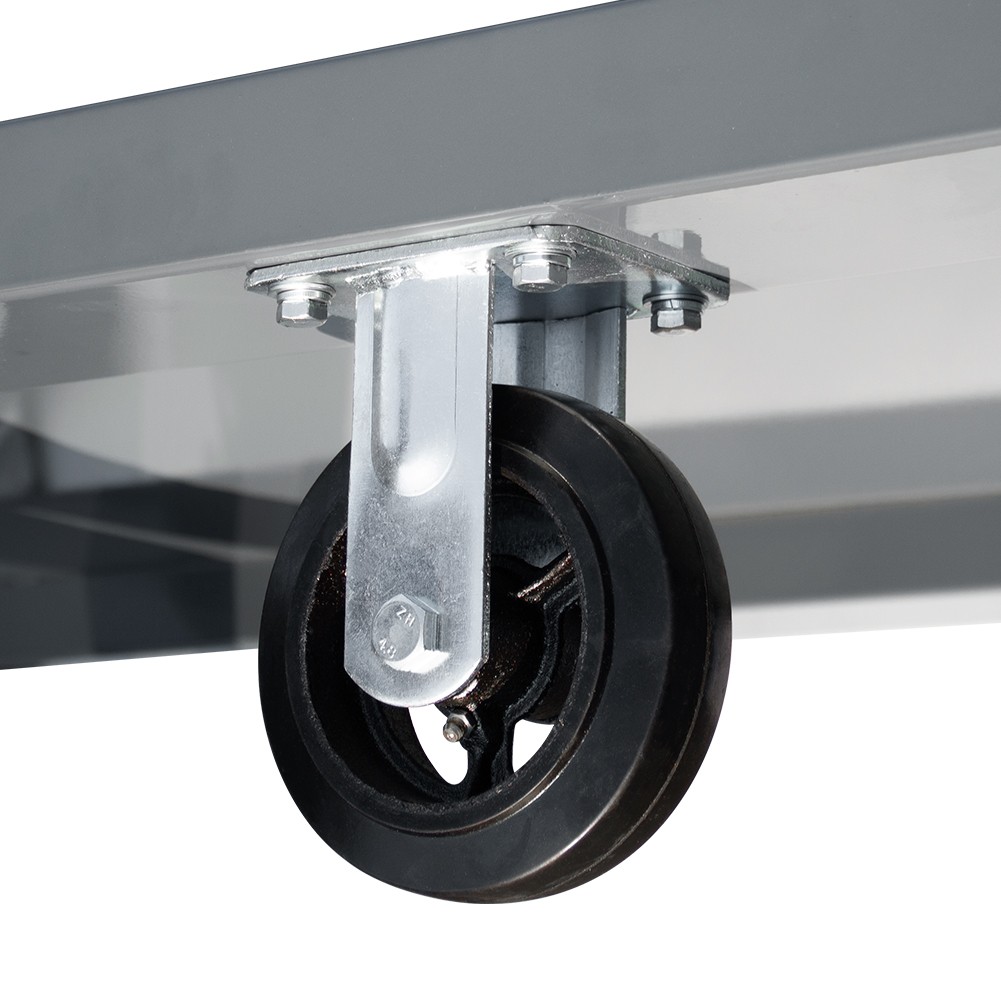 Heavy Duty Industrial Push Cart Steel Platform Truck 72" Lx 36" 2000lb Capacity