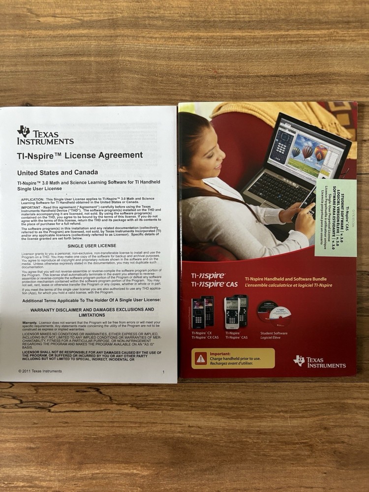 Ti - Nspire CX CAS Student Software (Software License Number)