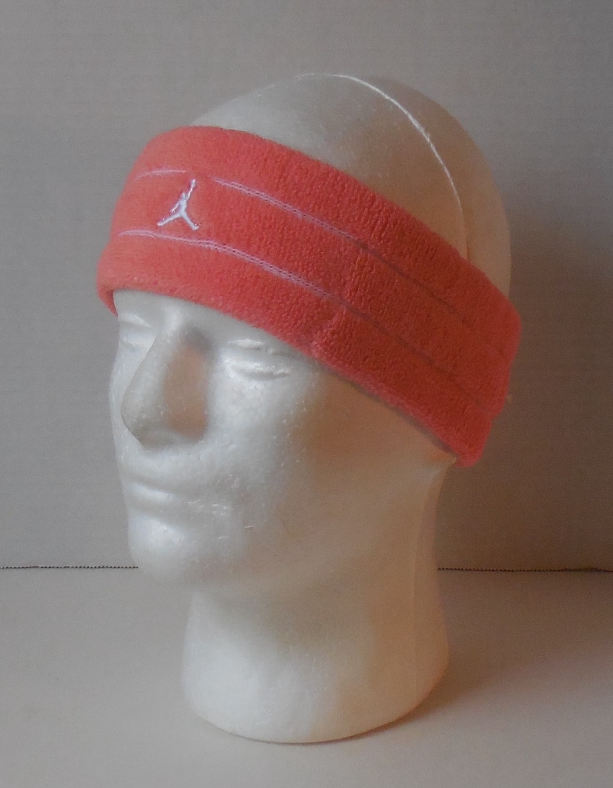 Nike Jordan Jumpman Headband Terry Dri-Fit Men Crimson Bliss/Crimson Bliss/White