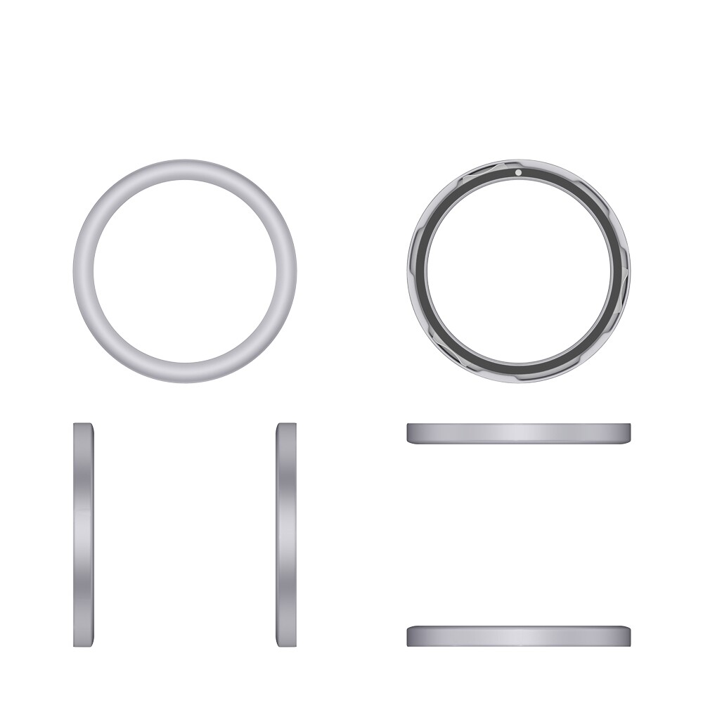 For Nothing CMF Watch Pro 2 Smartwatch Metal Case Bezel Case Solid Color