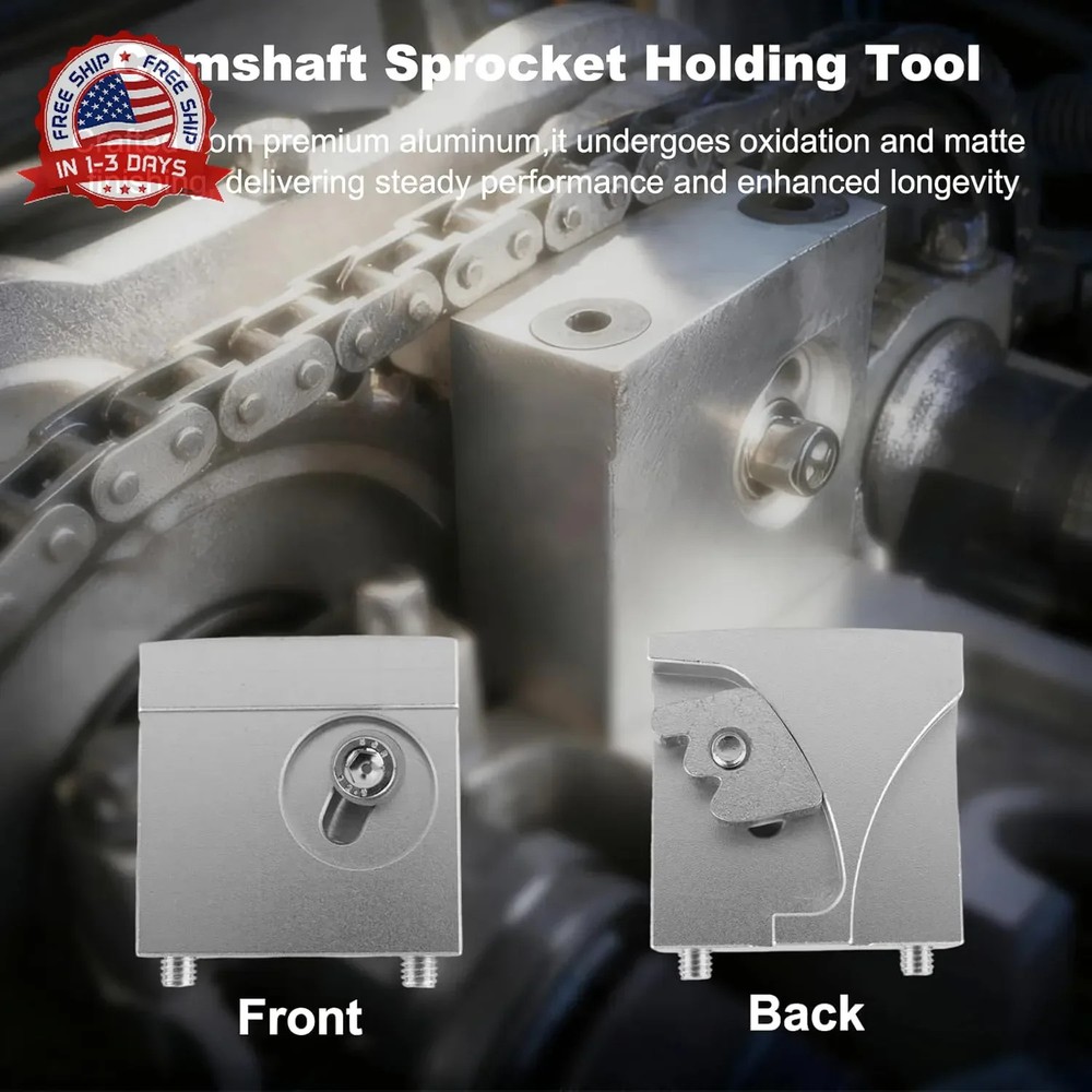 Engine Timing Chain Tool Kit, Premium Grade Camshaft Alignment Locking Set, Prec