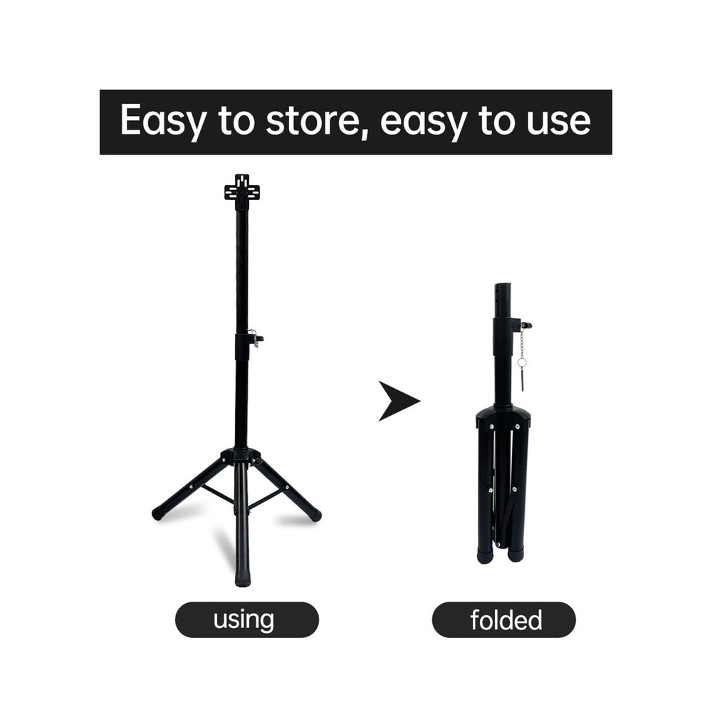 3D Holographic Fan Tripod Stand with Multi-Function Base, the Foldable Stand ...