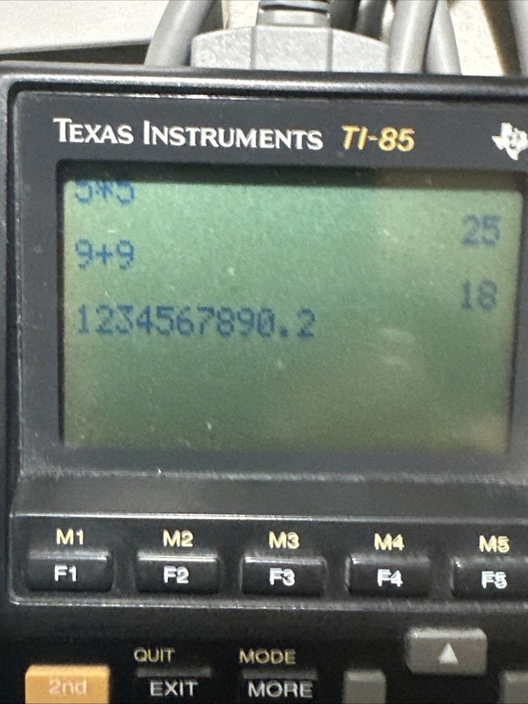 Texas Instruments TI-85 Graphing Calculator with View Screen - With Bag