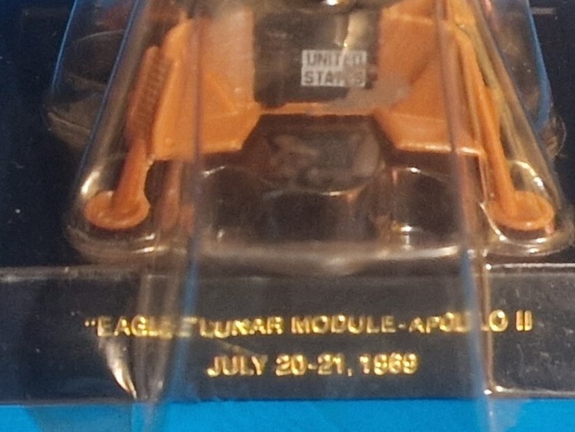 Space : Friendship 7, Eagle Lunar module, Columbia command module diecast set