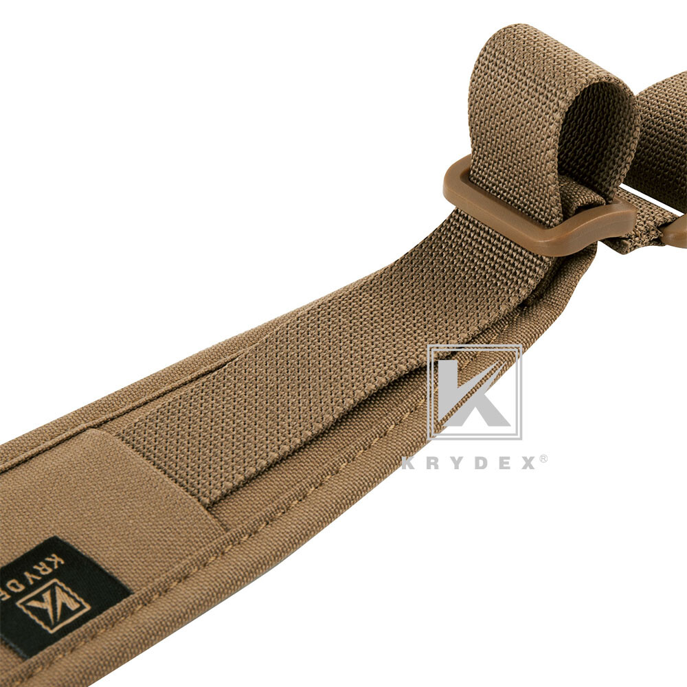 KRYDEX Tactical Sling Modular Slingster Pull Tab 2-Point Sling Adjustable Coyote