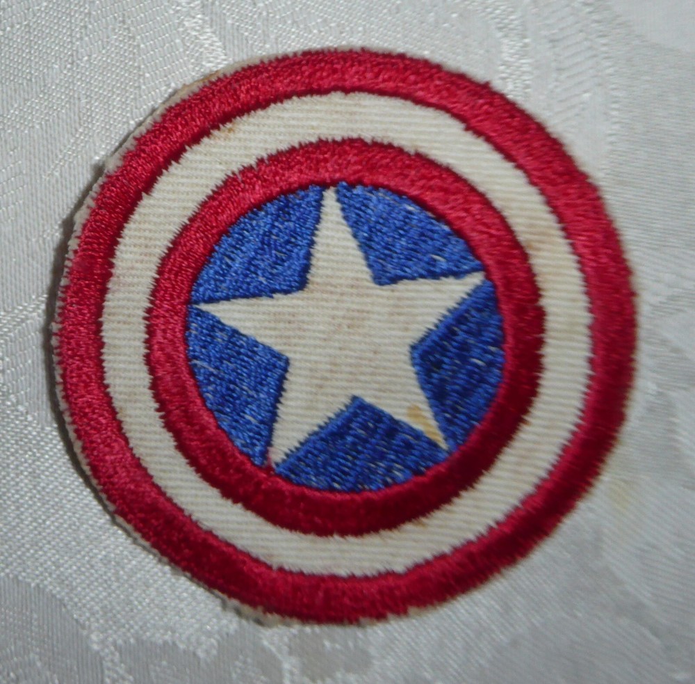 Vintage Captain America Patch - Mint