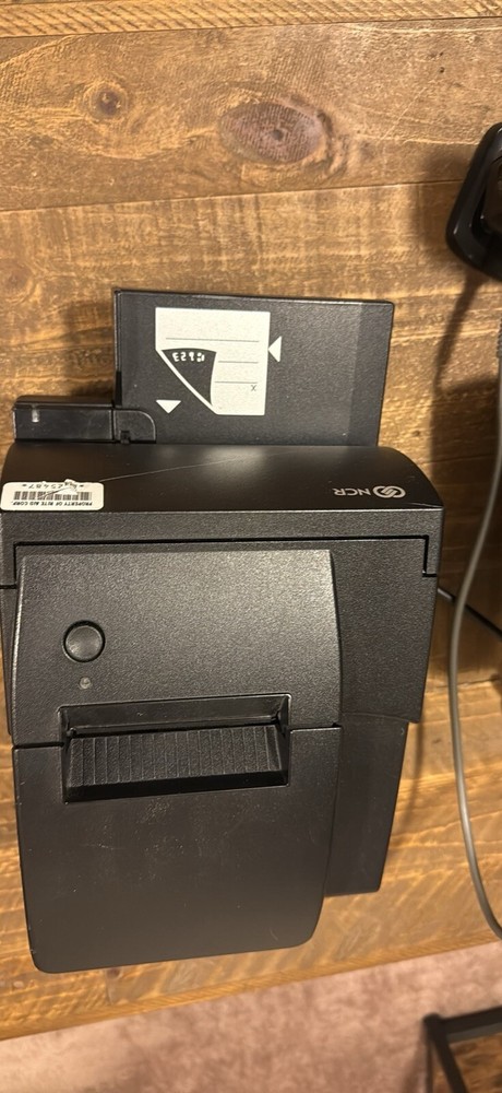 NCR POS System Barcode Scanner, Printer, Keyboard Cash Register