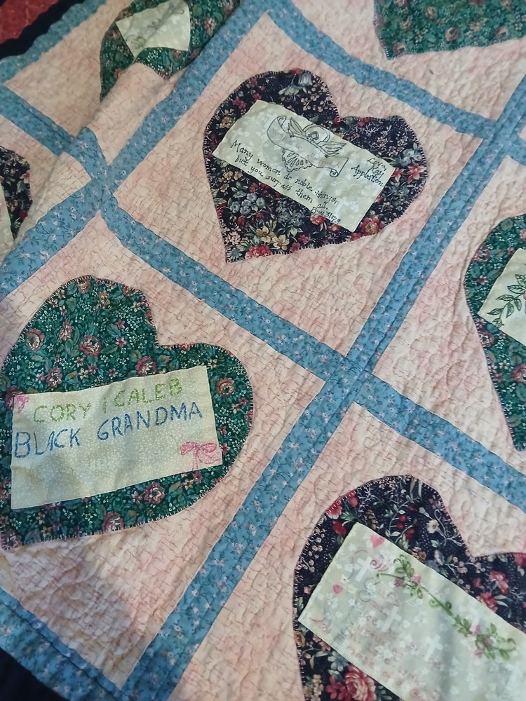 Hearts Quilt Full Sz.