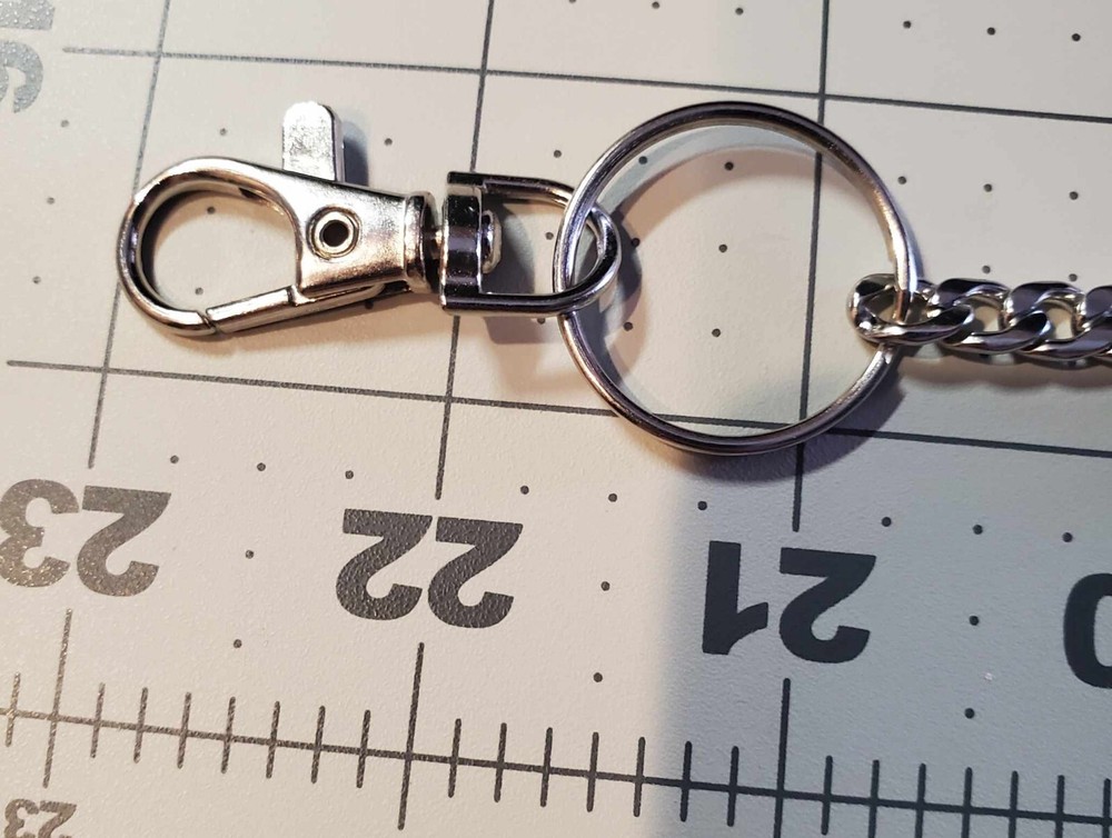 MATCHBOX KEYCHAIN WITH HARDWARE - HANDMADE
