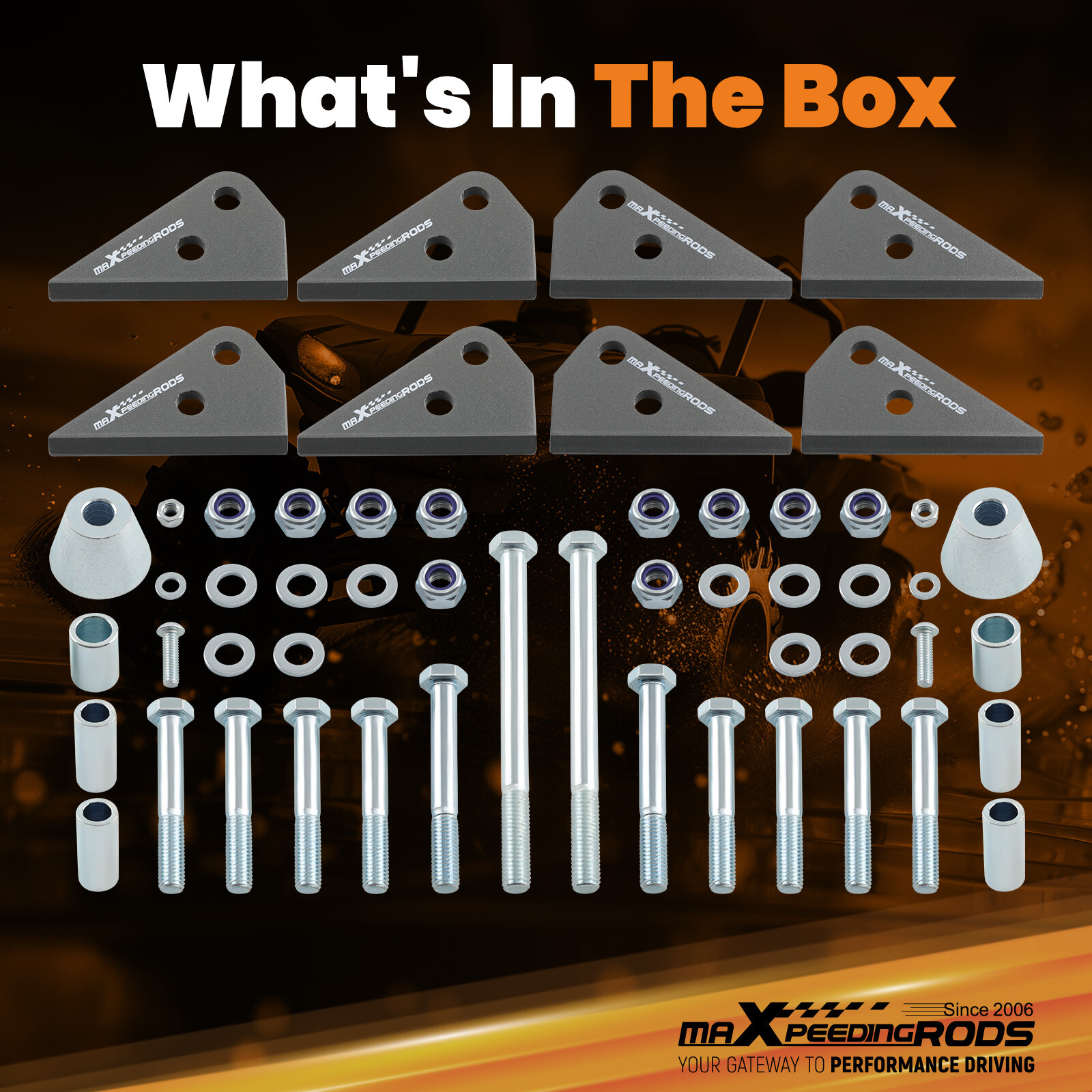 3" Lift Kit Fit For Polaris Ranger 800 EFI XP HD IRS Fullsize 2009-2014