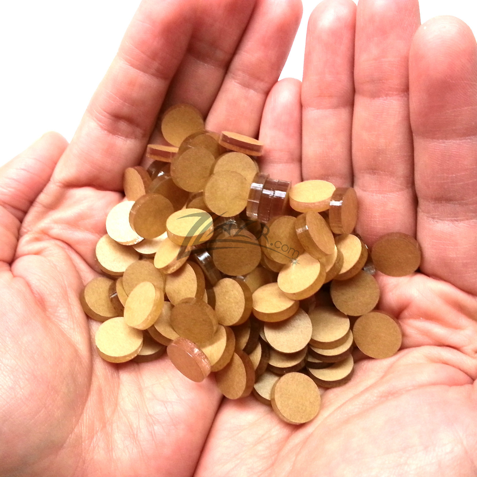 (100) 1/2"x1/8" CLEAR Acrylic Small Circles Disc Base Plastic Plexiglass 0.5"