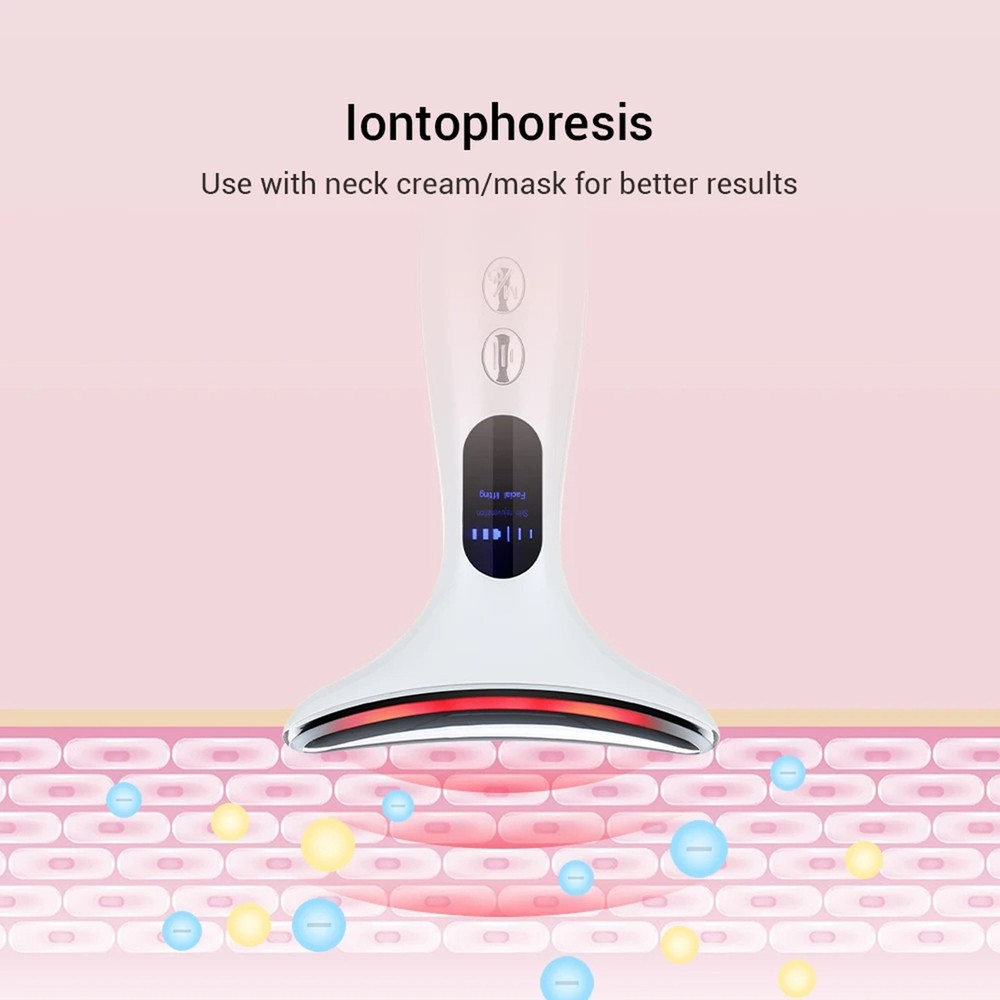 Hot LCD Neck Toning Device - White