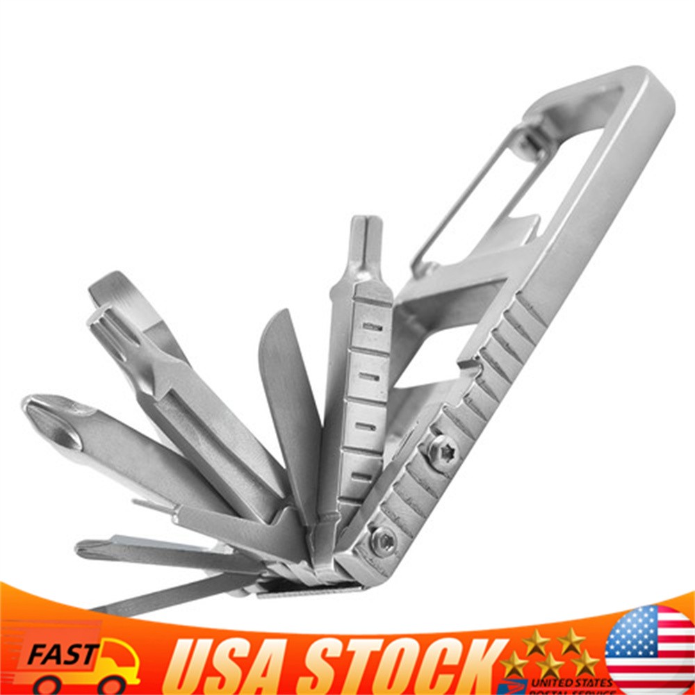 12 in 1 Mini Multi Tool, Portable Keychain Multitool, Keychain Multi Tool