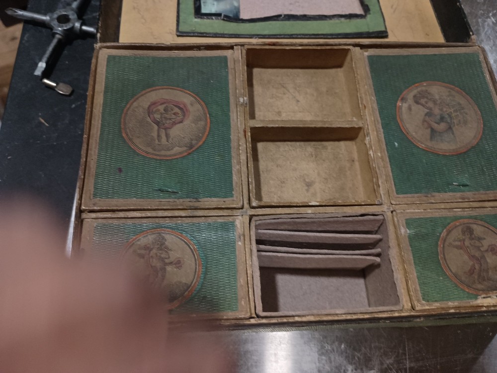Vintage Cardboard Sewing Box