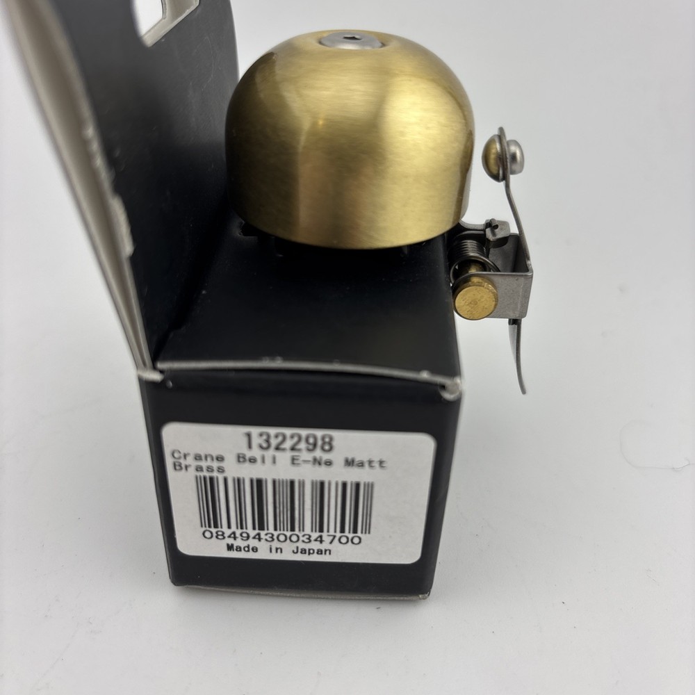 Crane Bell Co E-Ne Bell, Brass - Scotch-Brite