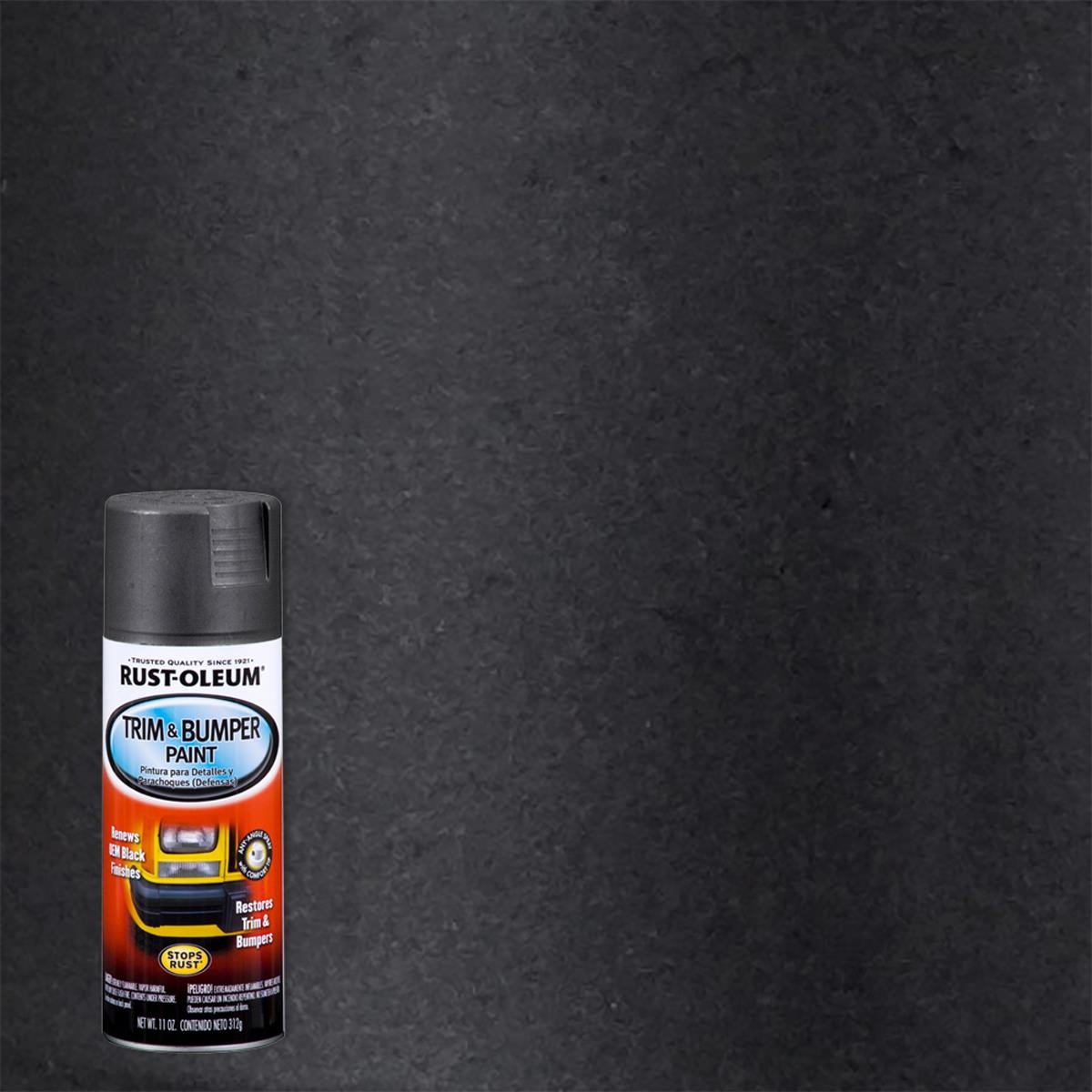 Rust-Oleum Automotive Trim & Bumper Spray Paint, Black, 11 Oz Spray - 251574