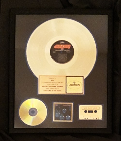KISS Creatures Of The Night LP Cassette CD Gold Non RIAA Record Award Mercury