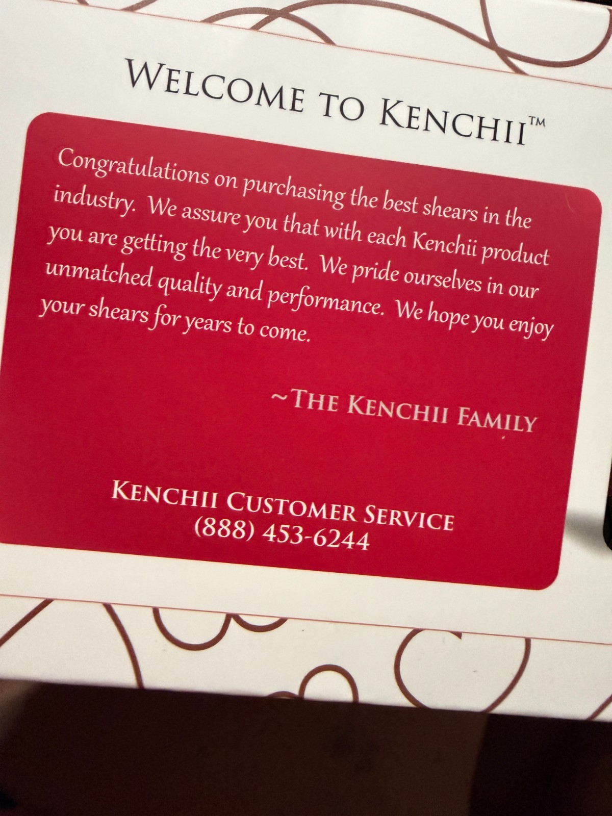 Kenchii Love Series 7.5” 18T Chunker Dog Grooming Shears NEW w/ Box Professional