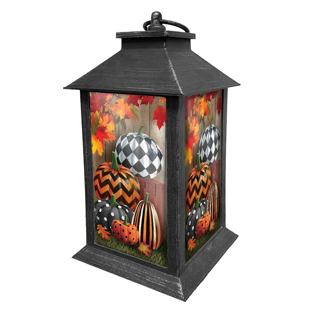Briarwood Lane Patterned Pumpkins Lantern