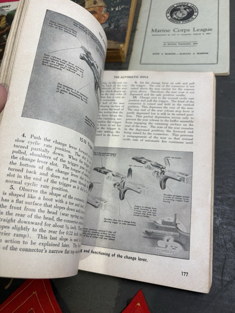 Named USMC Marine Corps League Commandant Lot Uysase 1949 Guidebook + Docs