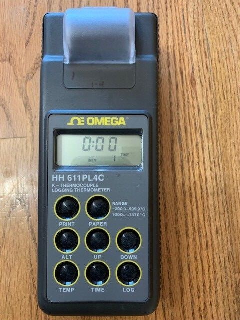 Omega Temperature Data Logger Model HH611PL4C
