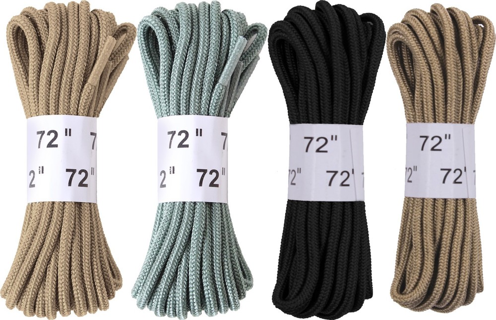 Rothco Nylon 72" Long Boot Tactical Shoe Laces Replacement 1 Pair