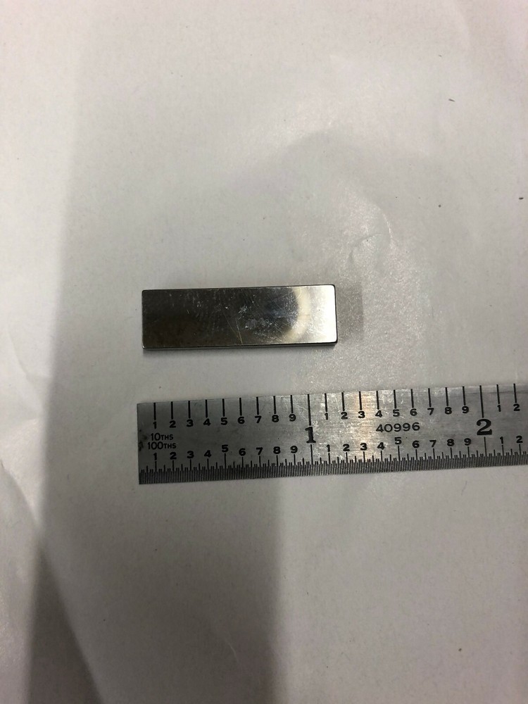 .126" DoALL Rectangle Steel Gage Gauge Block.