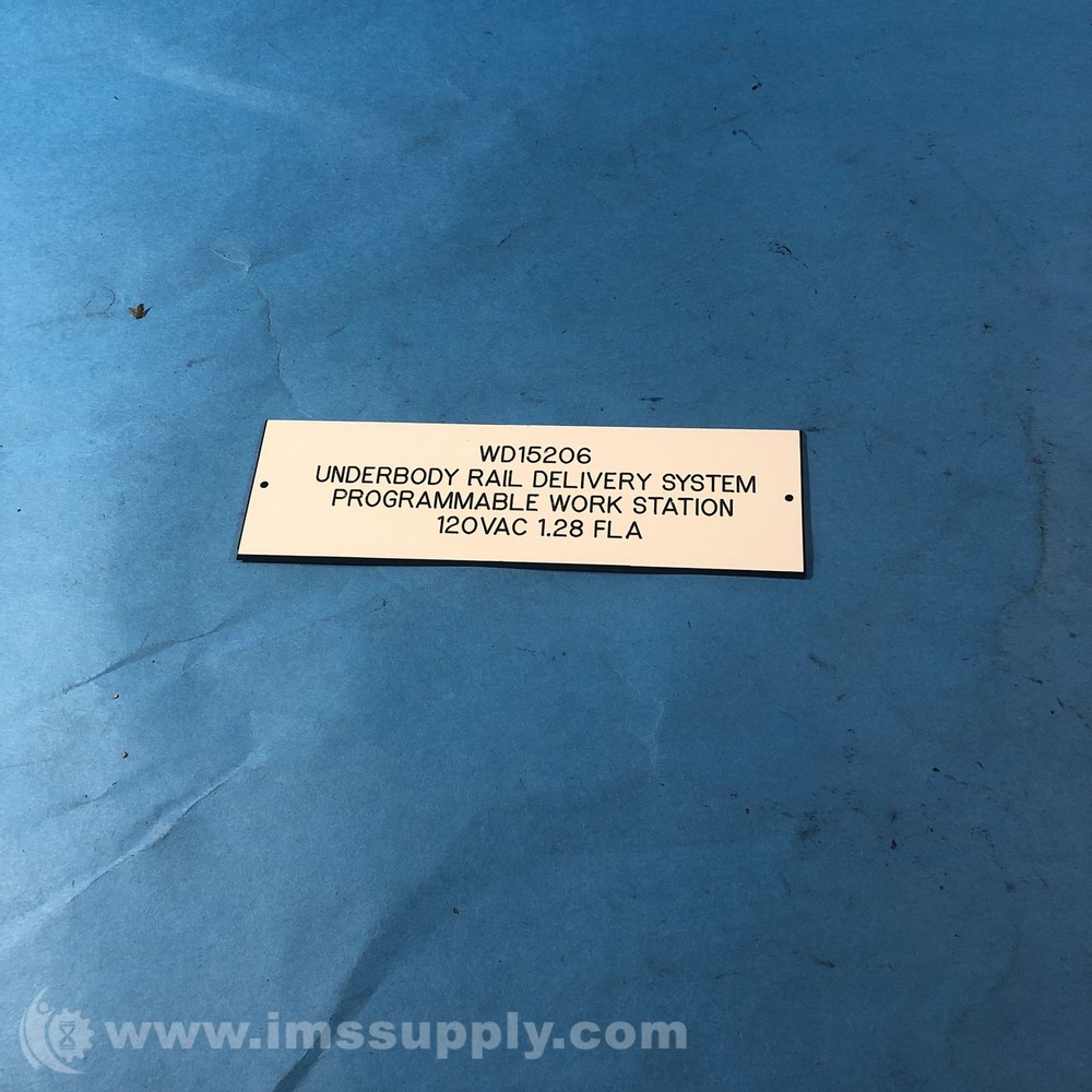 WD15206 Programmable Work Station FNIP