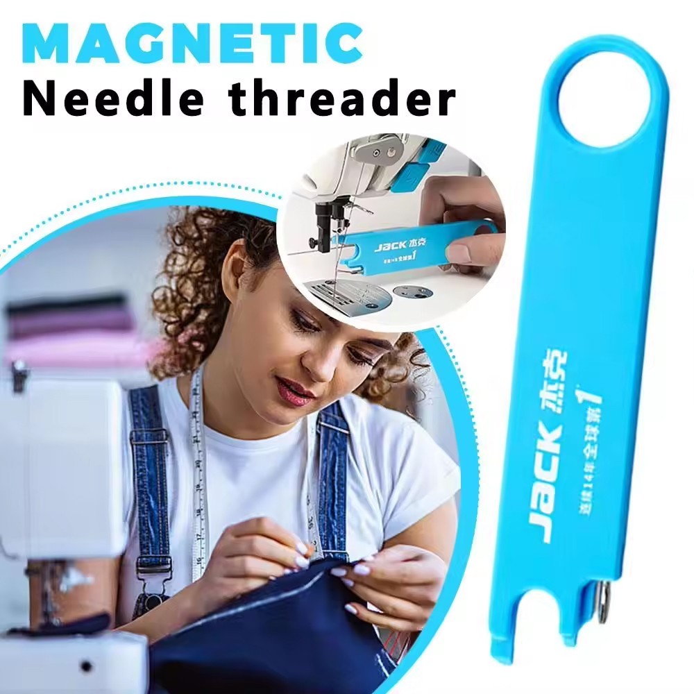 Portable Needle Threader Tool, Automatic Sewing Aid, Quick Thread Feature