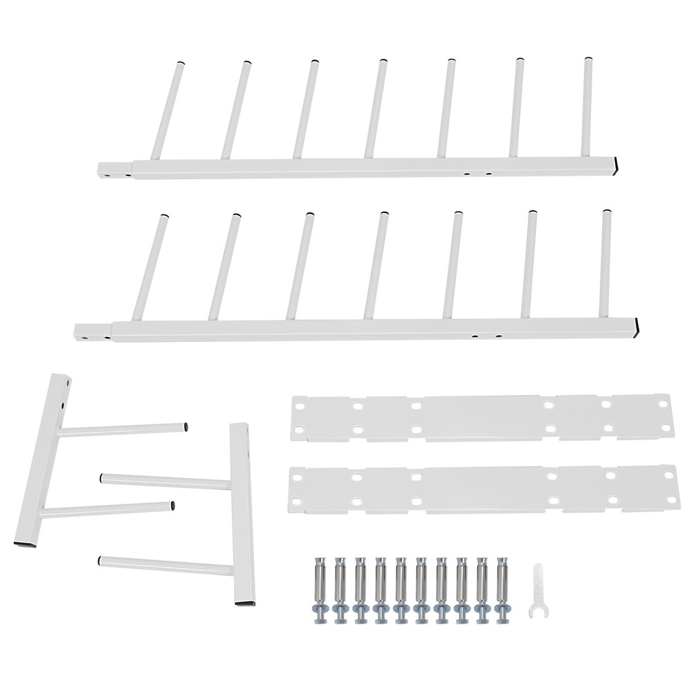 49" High Capacity 320lbs Blueprint Storage Roll File Wall Rack Adjustable Size