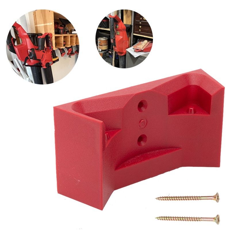 Heavy Wall Mount Holder for Milwaukee 2724-20 & 2724-21 Leaf Blower with Screws