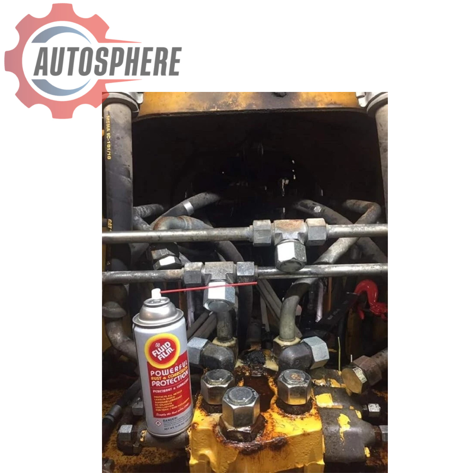 Fluid Film Rust Corrosion Penetrant Lubricant Preventative, Aerosol Can 6-Pack