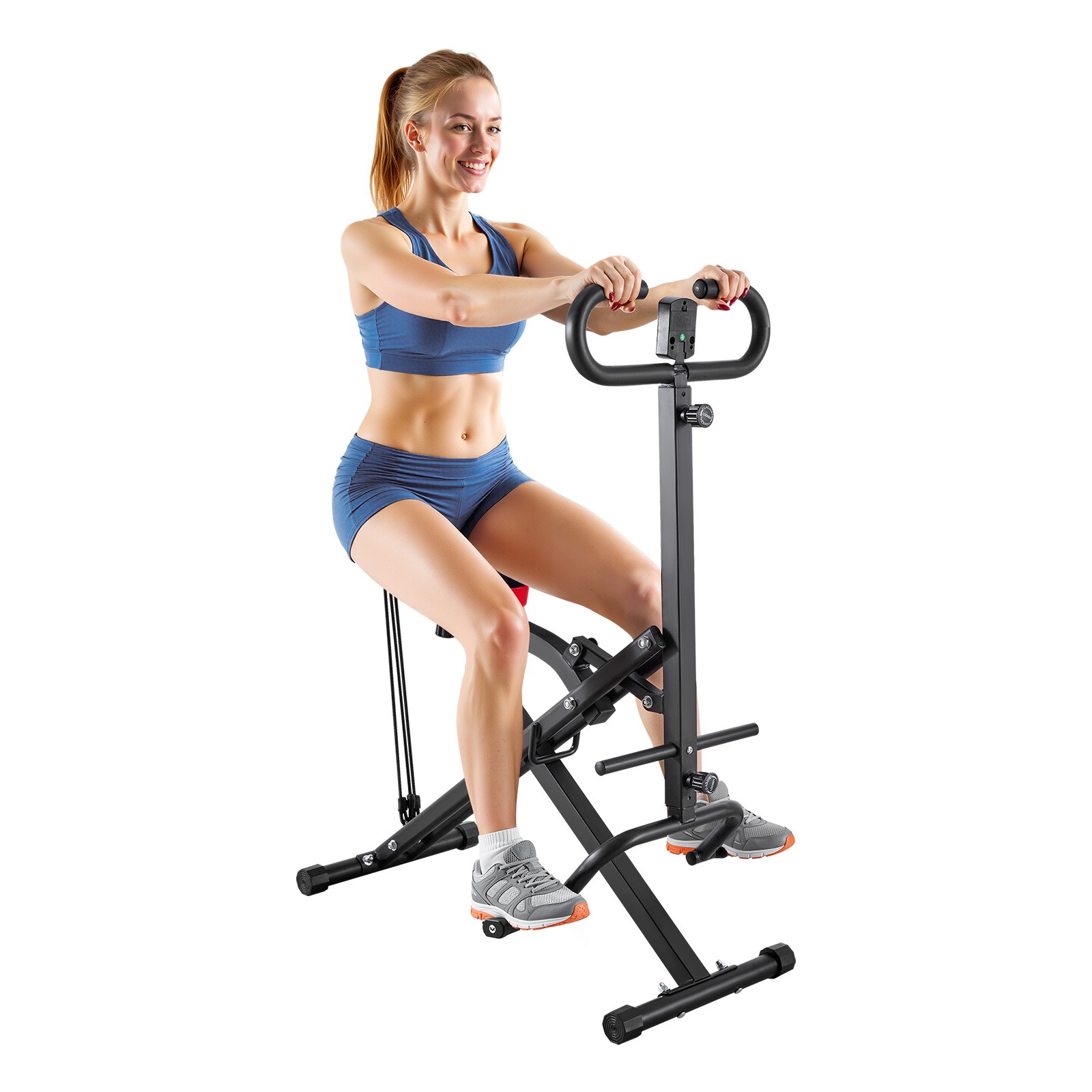 VEVOR Squat Machine with 3 Resistance Bands Glutes Workout Exercise Foldable