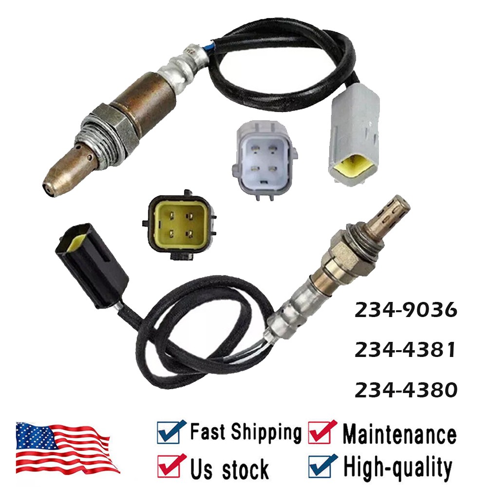 2pcs Upstream+Downstream Oxygen Sensor For 2011 2012 2013 Nissan Rogue 2.5L